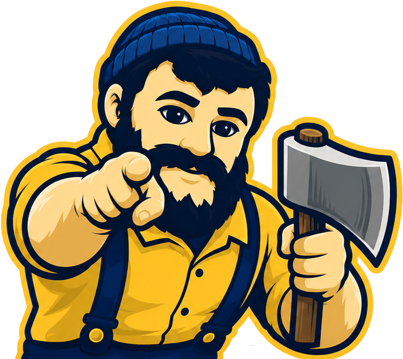 Lumberjack mascot